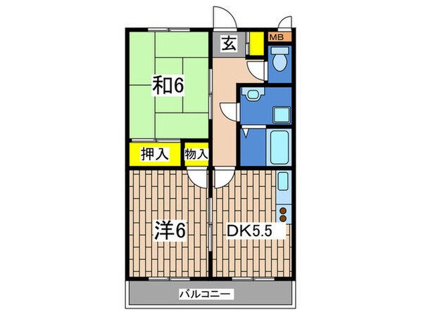 サンヒルズ東戸塚の物件間取画像